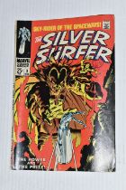 SILVER SURFER NO. 3 MARVEL COMIC, first appearance of Mephisto, comic shows signs of wear, but all