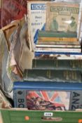 ONE BOX OF BOOKS, MAPS & MAGAZINES to include titles on the Boer War, these include two volumes of