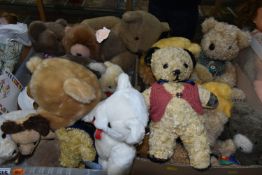 A COLLECTION OF ASSORTED TEDDY BEARS, mainly mid 20th Century, assorted styles and sizes, majority