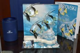 A BOXED SWAROVSKI CRYSTAL 'WONDERS OF THE SEA: COMMUNITY' DIORAMA, annual piece for 2007, with
