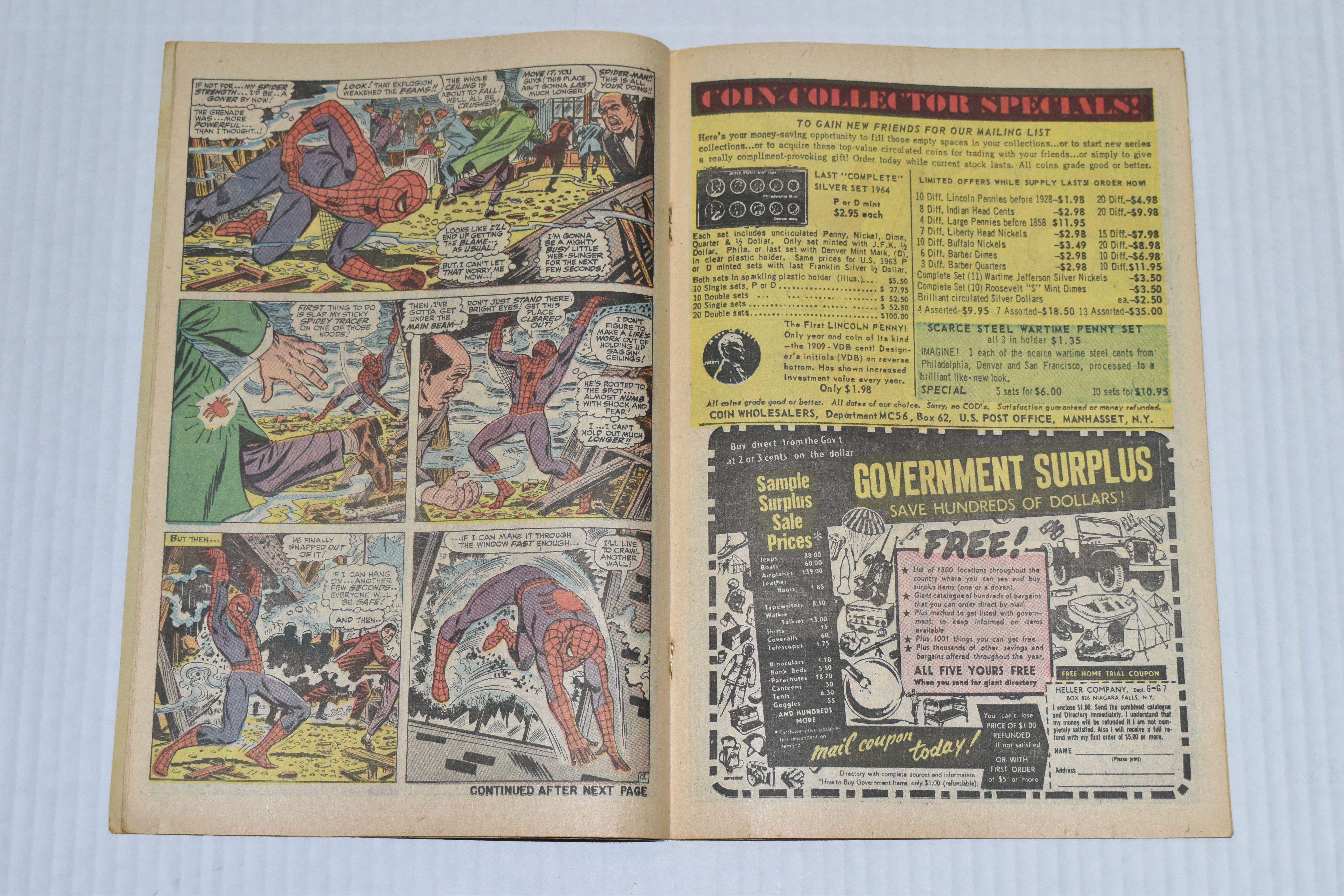 AMAING SPIDER-MAN NO. 51 MARVEL COMIC, second appearance of Kingpin, comic shows signs of wear, - Image 4 of 4