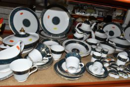 A ONE HUNDRED AND TWELVE PIECE ROYAL DOULTON CARLYLE H5018 DINNER SERVICE, comprising a teapot, a