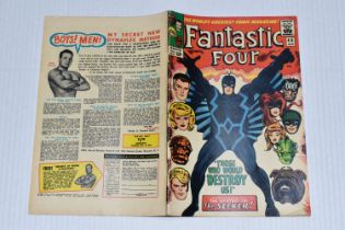 FANTASTIC FOUR NO. 46 MARVEL COMIC, first Black Bolt cover, comic shows signs of wear but all the