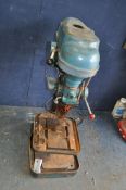 A VINTAGE MEDDINGS PACERA PILLAR DRILL (UNTESTED) no plug or switch, total height 100cm