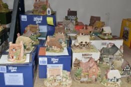 TWENTY ONE LILLIPUT LANE SCULPTURES FROM THE MIDLANDS, mostly boxed and with deeds unless mentioned,