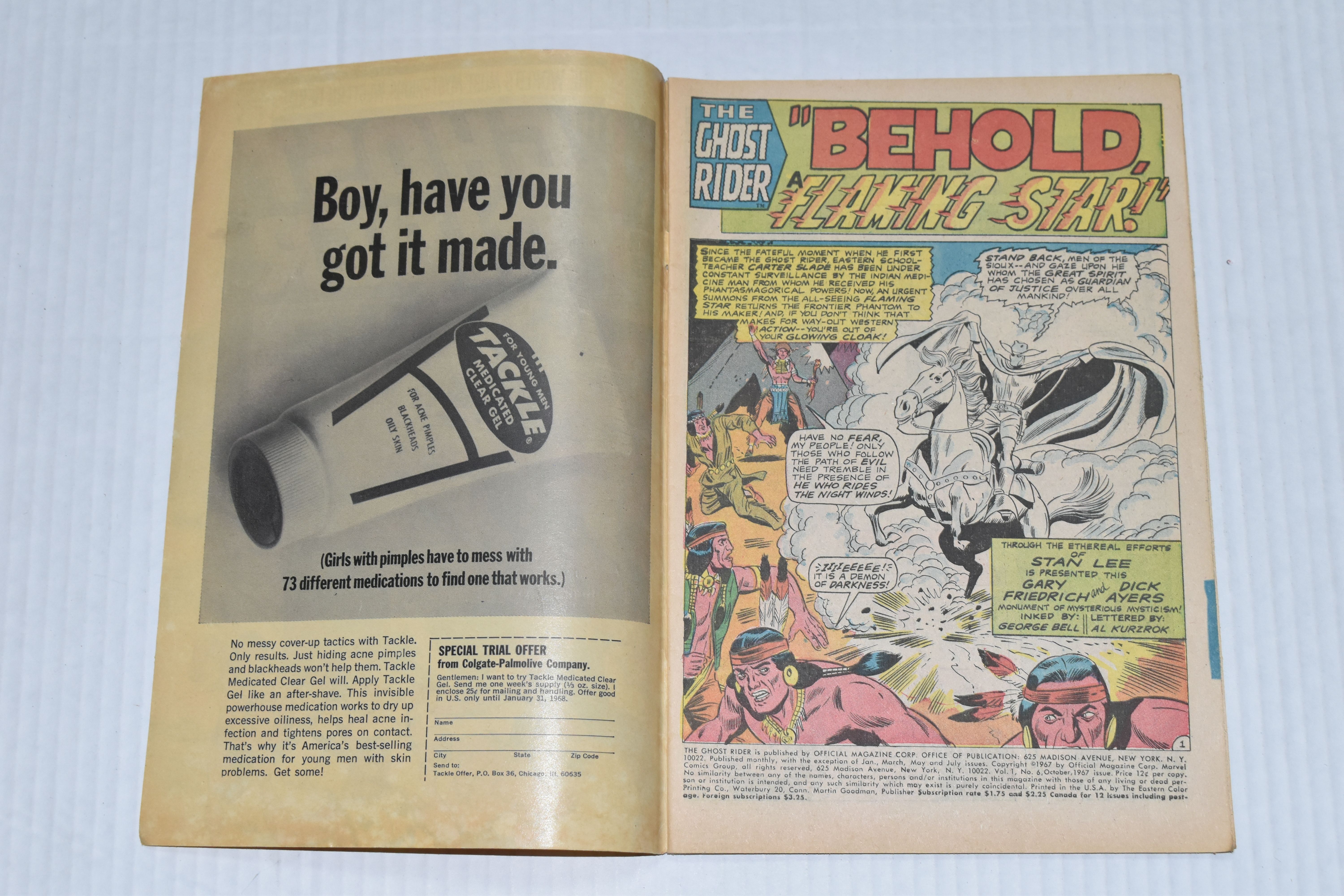 COMPLETE ORIGINAL GHOST RIDER VOLUME 1 MARVEL COMICS, features the first appearance of the - Image 8 of 25