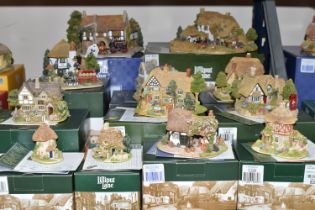THIRTEEN BOXED LILLIPUT LANE SCULPTURES FROM THE BRITISH COLLECTION, all with deeds unless