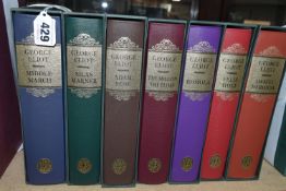 THE FOLIO SOCIETY, a seven volume collection of the novels of George Eliot comprising Middlemarch,