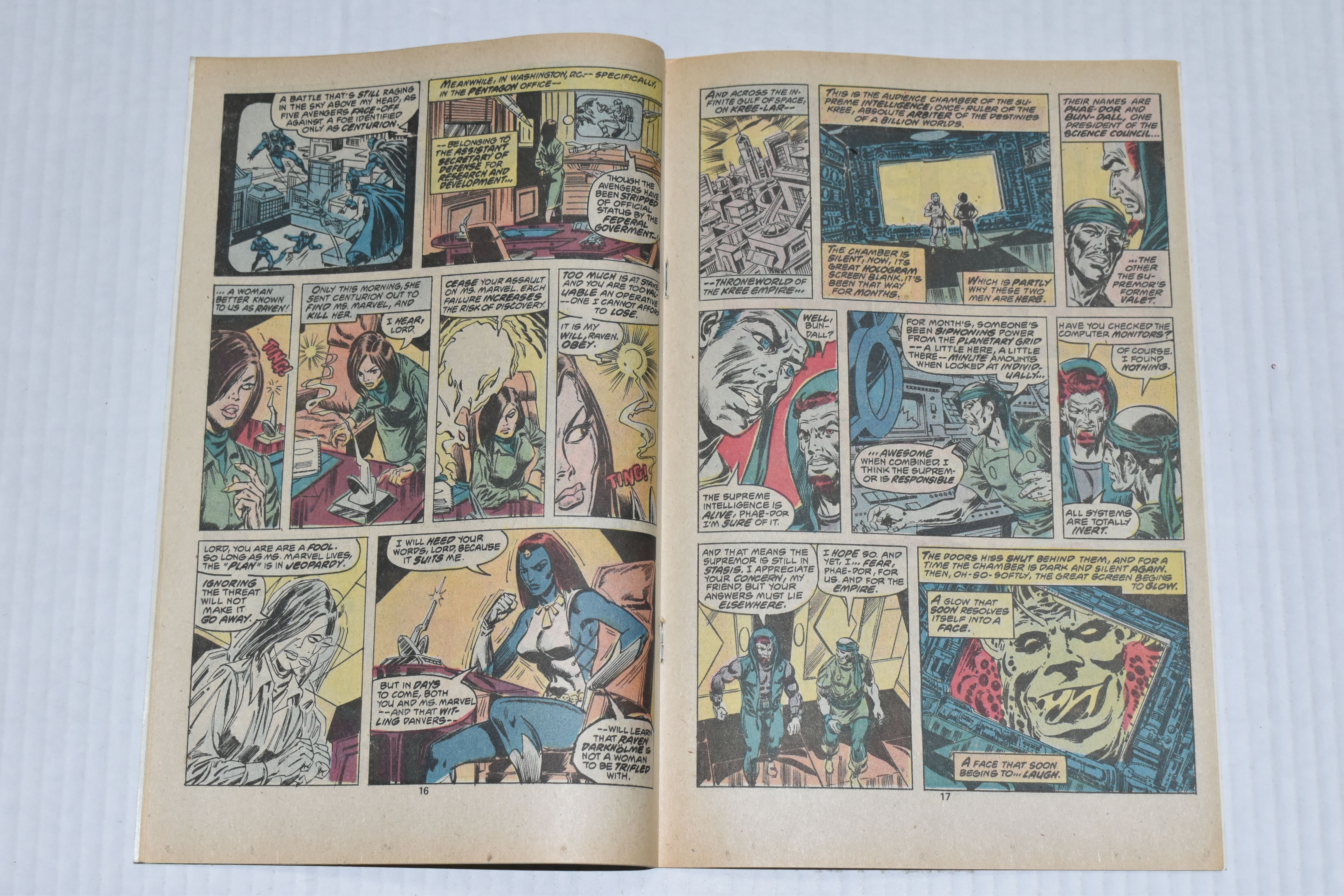 MS. MARVEL NOS. 16 & 18 MARVEL COMICS, first appearance of Mystique, comics show signs of wear, - Image 5 of 8