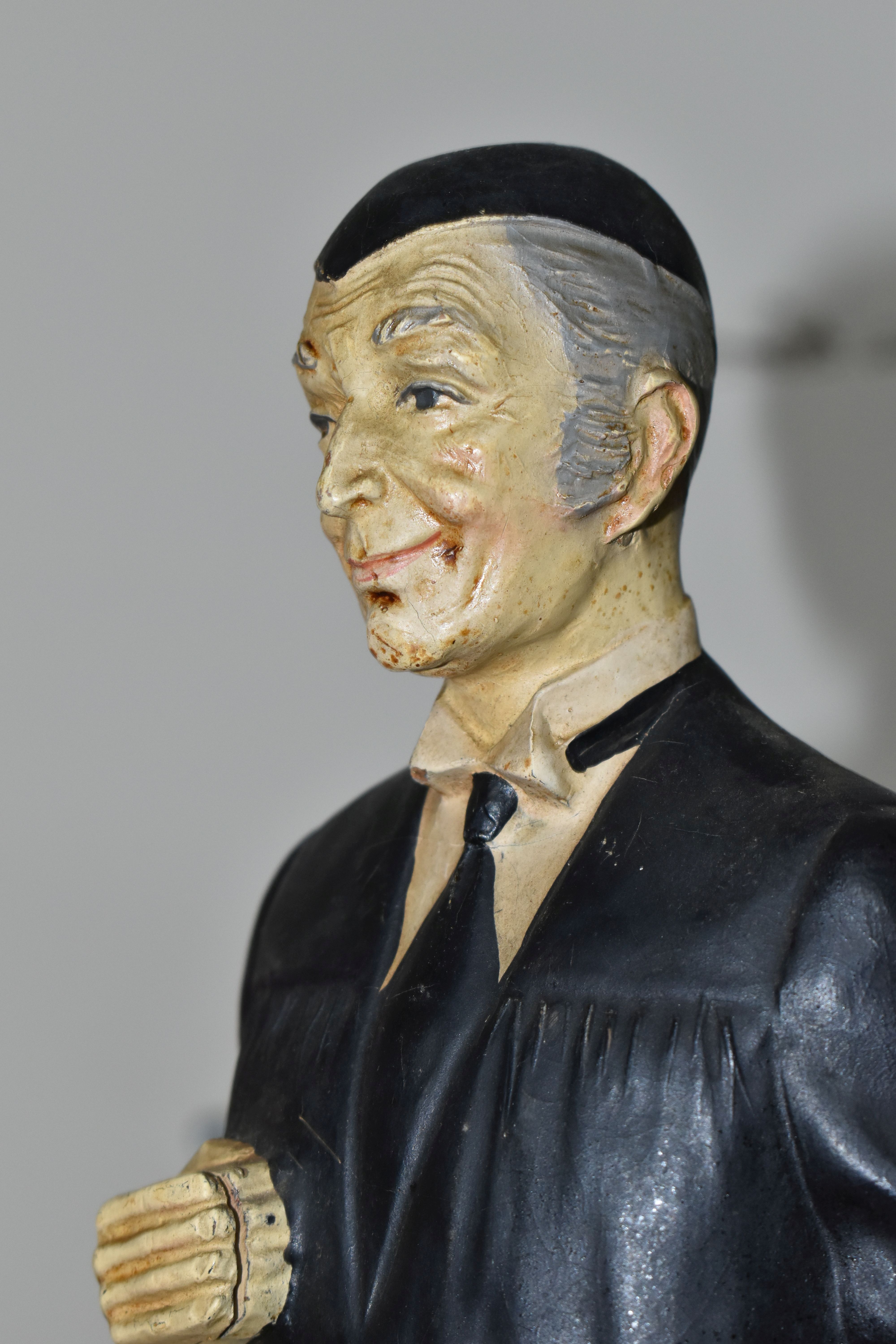 A TEACHER'S SCOTCH WHISKY ADVERTISING FIGURE, the Ruberoid figure in the form of a teacher in cap - Image 11 of 11