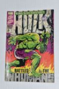THE INCREDIBLE HULK KING-SIZE SPECIAL NO. 1 MARVEL COMIC, Hulk battles the Inhumans, comic shows