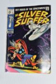 SILVER SURFER NO.4 MARVEL COMIC, comic shows signs of wear, but all the pages and covers are all