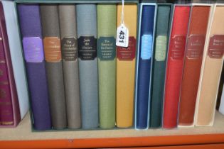 THE FOLIO SOCIETY, an eleven volume collection of the novels of Thomas Hardy comprising a six volume