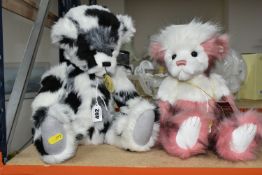 TWO CHARLIE BEARS, comprising 'Coconut Ice' CB1500120 and 'Inkspot' CB620009 both designed by