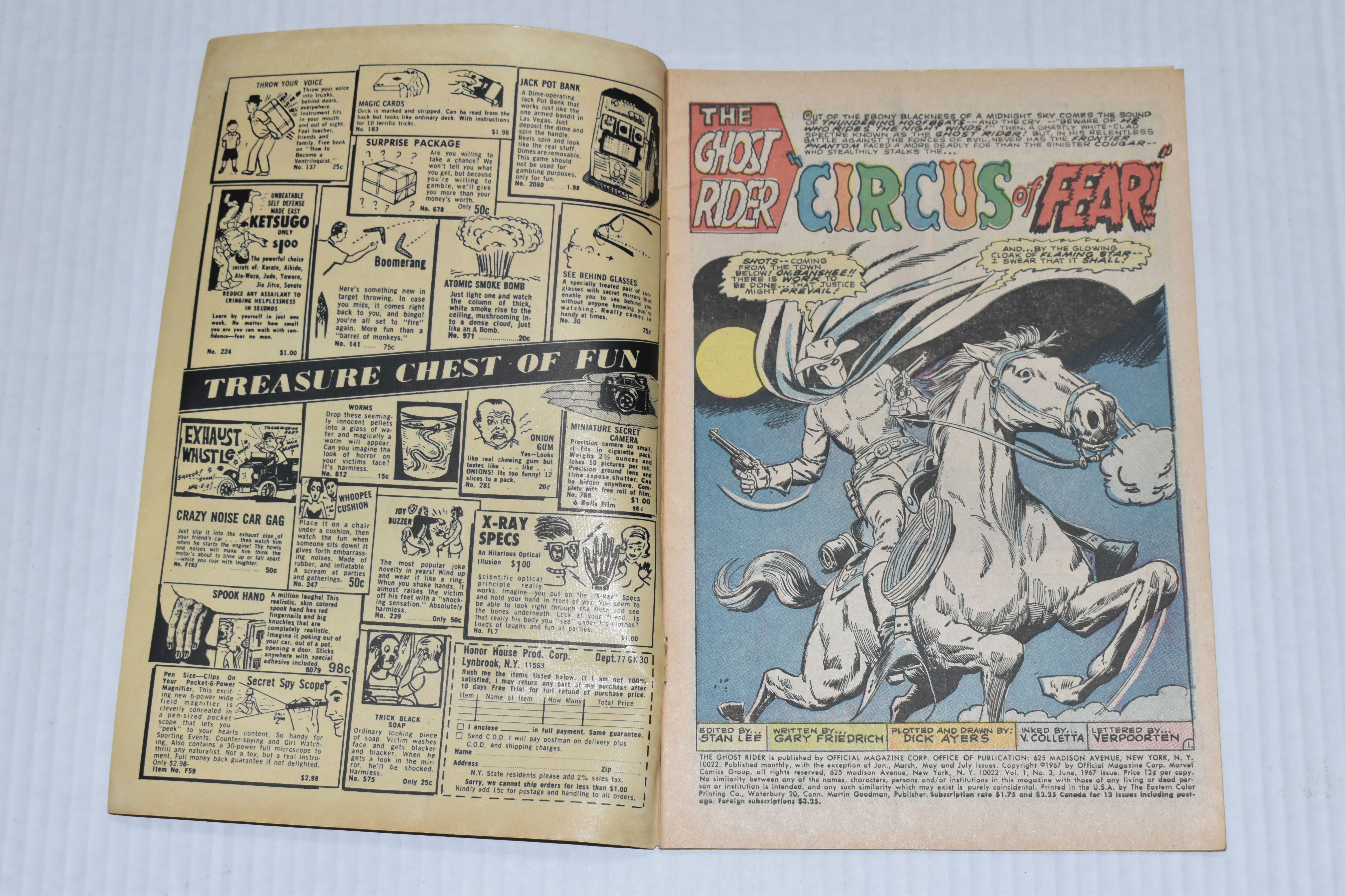 COMPLETE ORIGINAL GHOST RIDER VOLUME 1 MARVEL COMICS, features the first appearance of the - Image 17 of 25