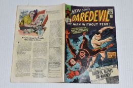 DAREDEVIL NO. 7 MARVEL COMIC, first appearance of the red Daredevil suit, comic shows signs of