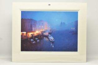 PETER WILEMAN (BRITISH 1946) 'VENETIAN NIGHTS III', a signed artist proof edition print on paper,