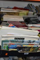 TWO BOXES OF MAPS AND GUIDE BOOKS, to include a large quantity of Second Series Ordnance Survey