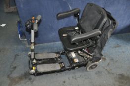 A LUGGIE ABLE 2 FOLDING ELECTRIC MOBILITY SCOOTER with charger and back pack (PAT pass and working)