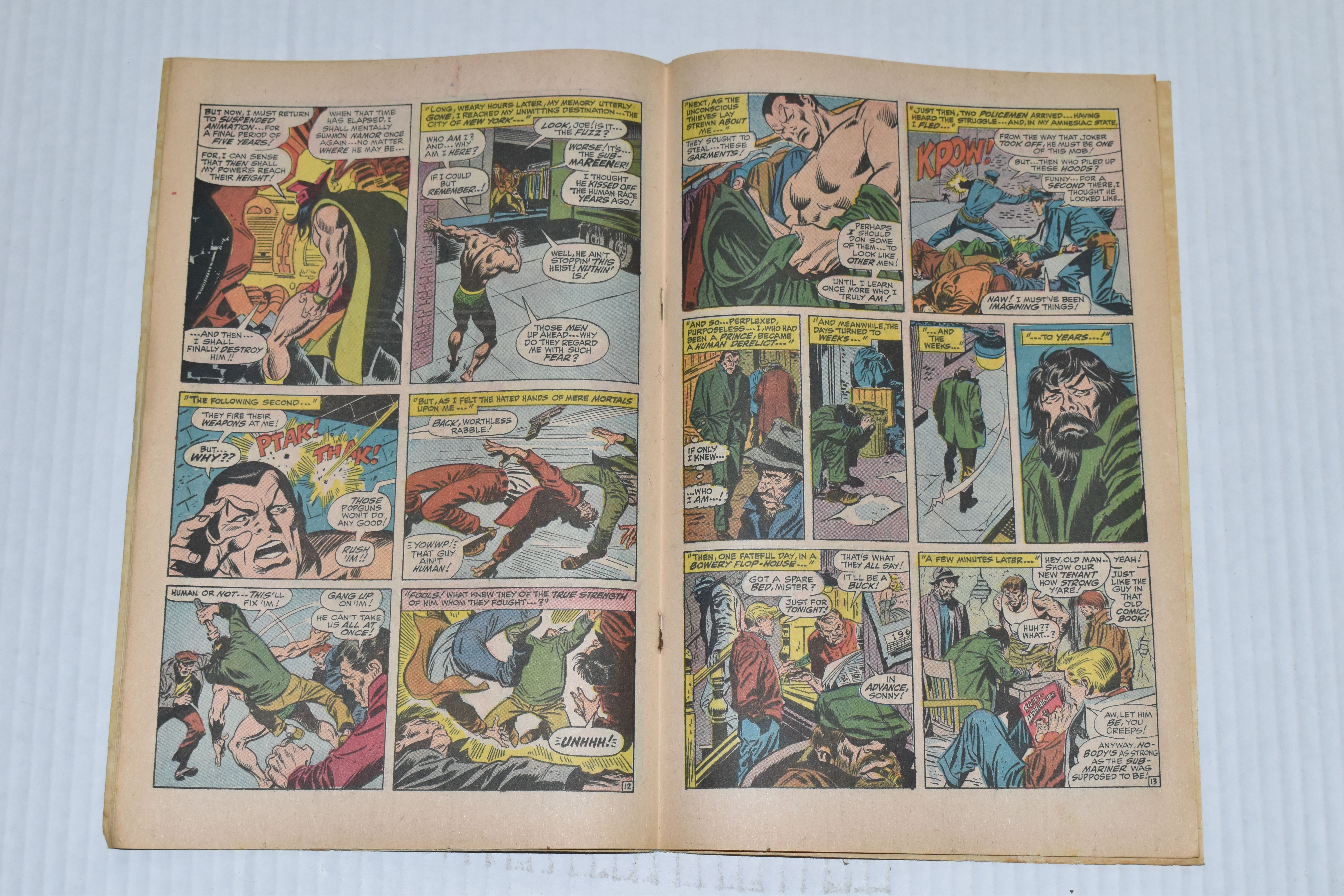 SUB-MARINER NO. 1 MARVEL COMIC, first Silver Age solo Sub-Mariner comic, comic shows signs of - Image 4 of 4