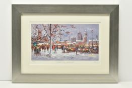 HENDERSON CISZ (BRAZIL 1967) 'WINTER'S DAY WESTMINSTER', a limited edition print on paper, 489/