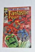 FANTASTIC FOUR KING-SIZE SPECIAL NO. 6 MARVEL COMIC, birth of Franklin Richards, comic shows signs
