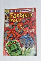 FANTASTIC FOUR KING-SIZE SPECIAL NO. 6 MARVEL COMIC, birth of Franklin Richards, comic shows signs