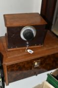 AN OSRAM 'FOUR' NEW MUSIC MAGNET RADIO, together with another unmarked radio set (2) (Condition