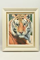 TONY FORREST (BRITISH 1961) 'WILD THING', a signed limited edition print on board of a tiger, 52/195