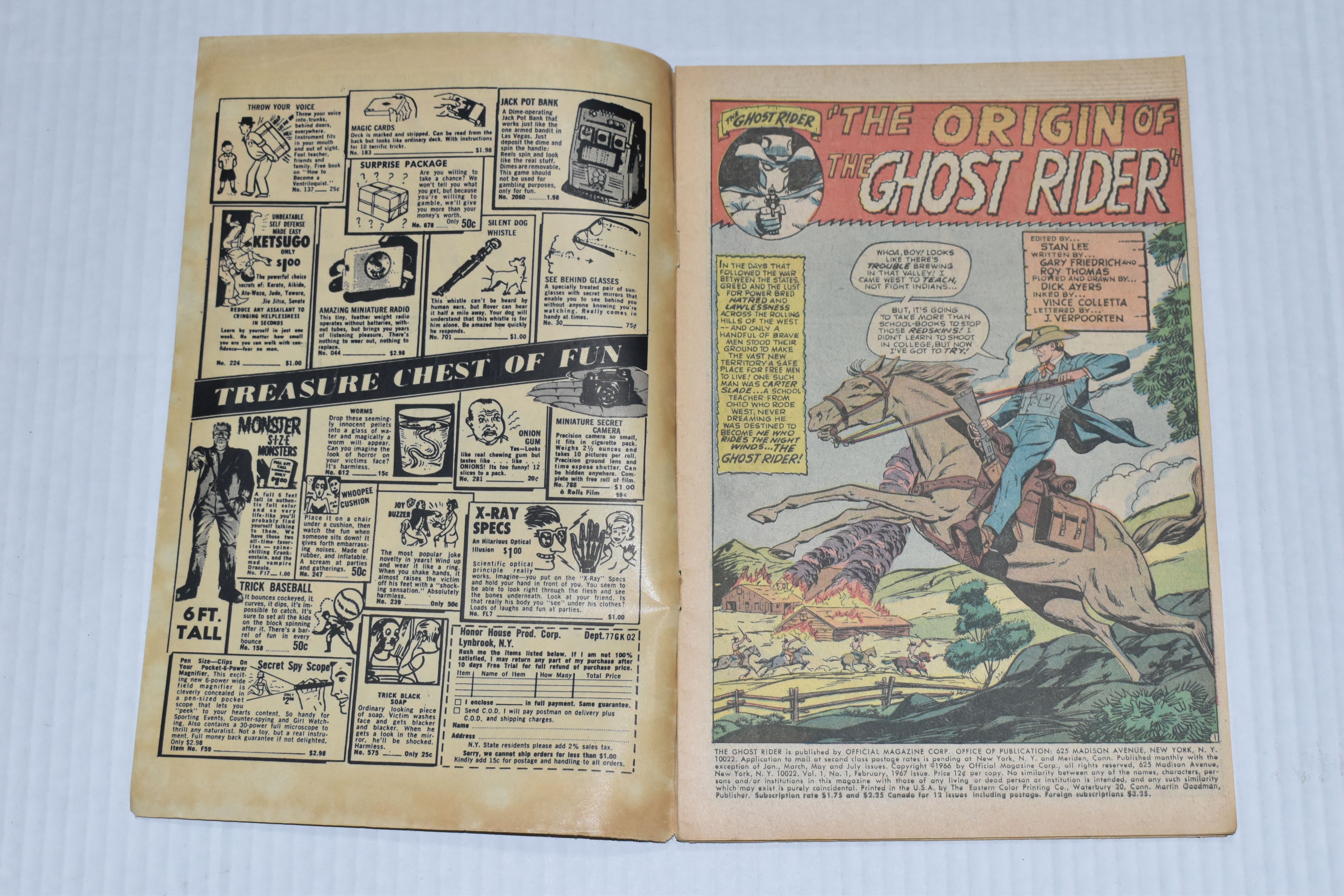 COMPLETE ORIGINAL GHOST RIDER VOLUME 1 MARVEL COMICS, features the first appearance of the - Image 23 of 25