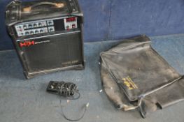 A HH POWER BABY 1980s GUITAR COMBO with footswitch and cover (PAT fail due to uninsulated plug,