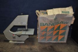A VINTAGE BURGESS BBS-20 BANDSAW with original box (UNTESTED due to incorrect plug)