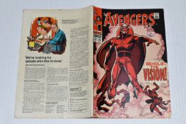 AVENGERS NO. 57 MARVEL COMIC, first appearance of Vision, comic shows signs of wear, but all the