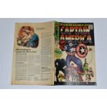 CAPTAIN AMERICA NO. 100 MARVEL COMIC, first solo Captain America title after Tales Of Suspense,