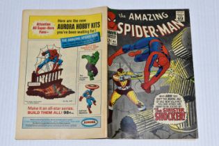 AMAZING SPIDER-MAN NO. 46 MARVEL COMIC, first appearance of Shocker, comic shows signs of wear,