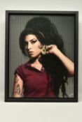 NICK HOLDSWORTH (BRITISH CONTEMPORARY) 'AMY WINEHOUSE', a portrait of the tragic popstar, signed