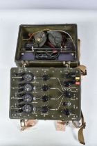 A MILITARY ELLIOTT TOBIAS ANTI INTRUSION ALARM, in its original case, this portable alarm system was