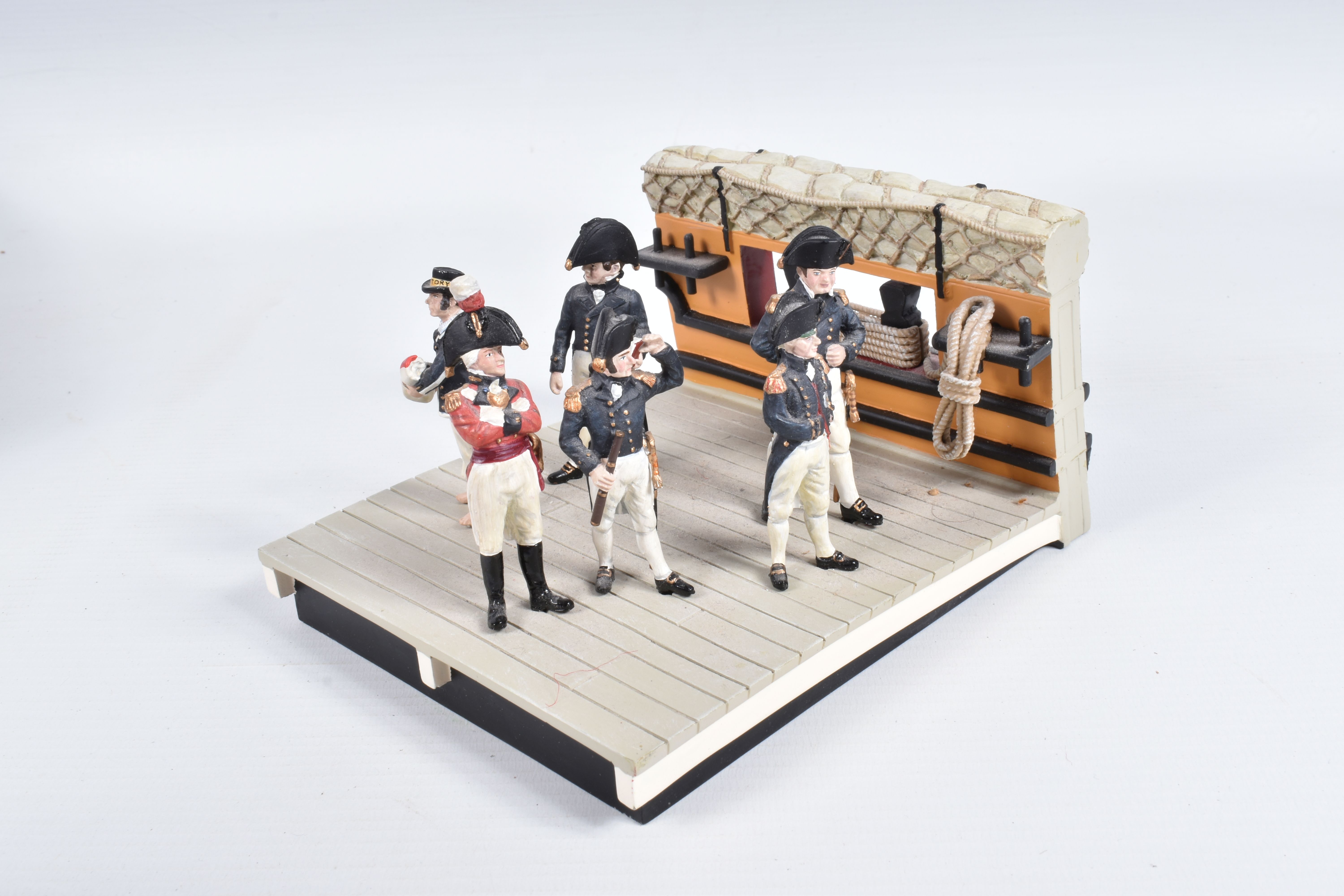 TWO BOXED NAPOLEONIC BRITAINS SCENE SETS, the first a 41119 Victory Oak Nelson Deck scene, - Image 10 of 10