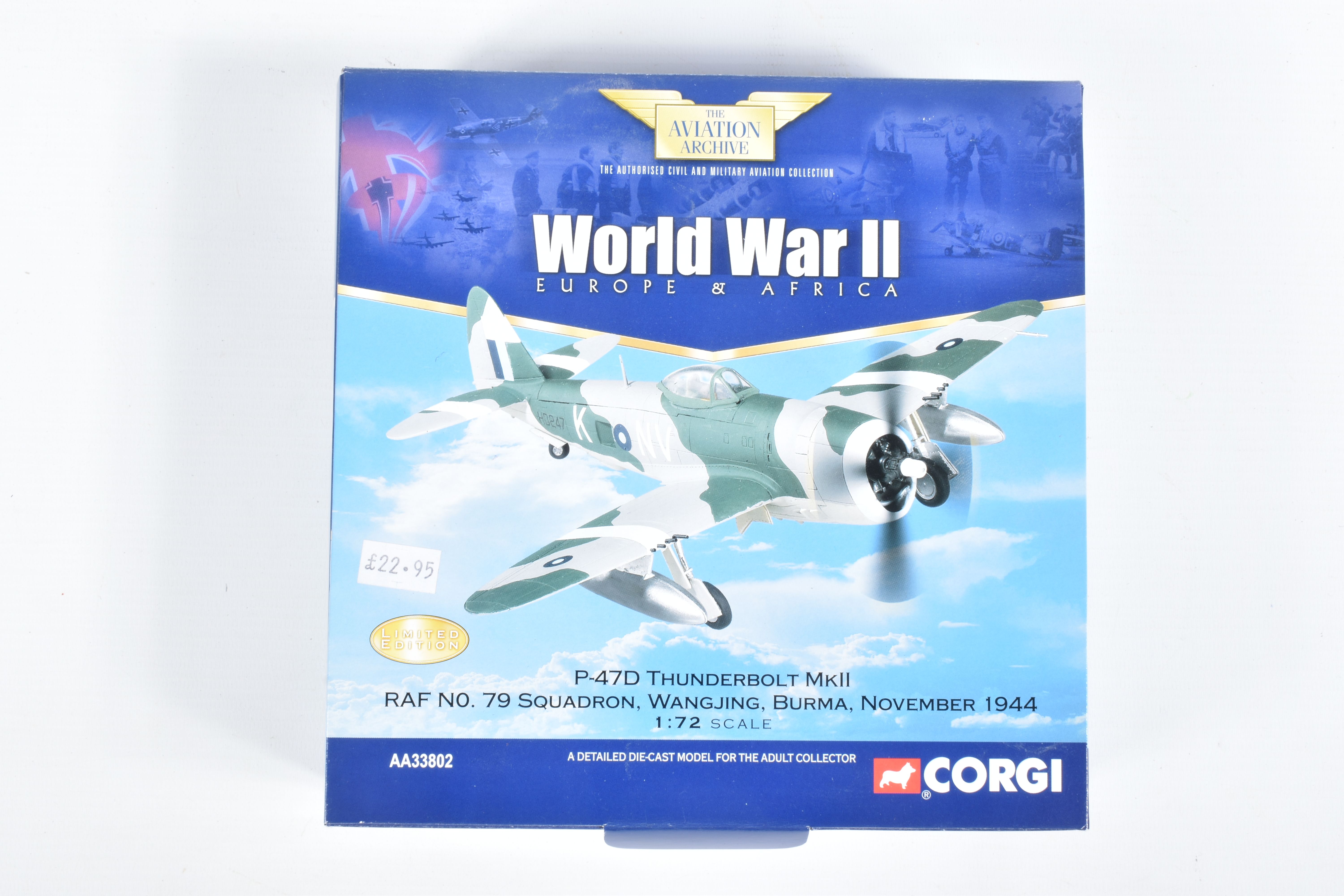 FIVE BOXED 1:72 SCALE LIMITED EDITION CORGI AVIATION ARCHIVE DIECAST MODEL AIRCRAFTS, the first a DH - Image 6 of 11