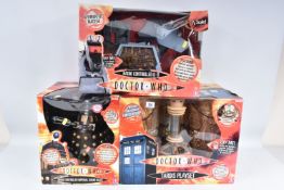 THREE BOXED CHARACTER OPTIONS LTD DOCTOR WHO REMOTE CONTROLLED MODELS/ PLAYSET, the first an