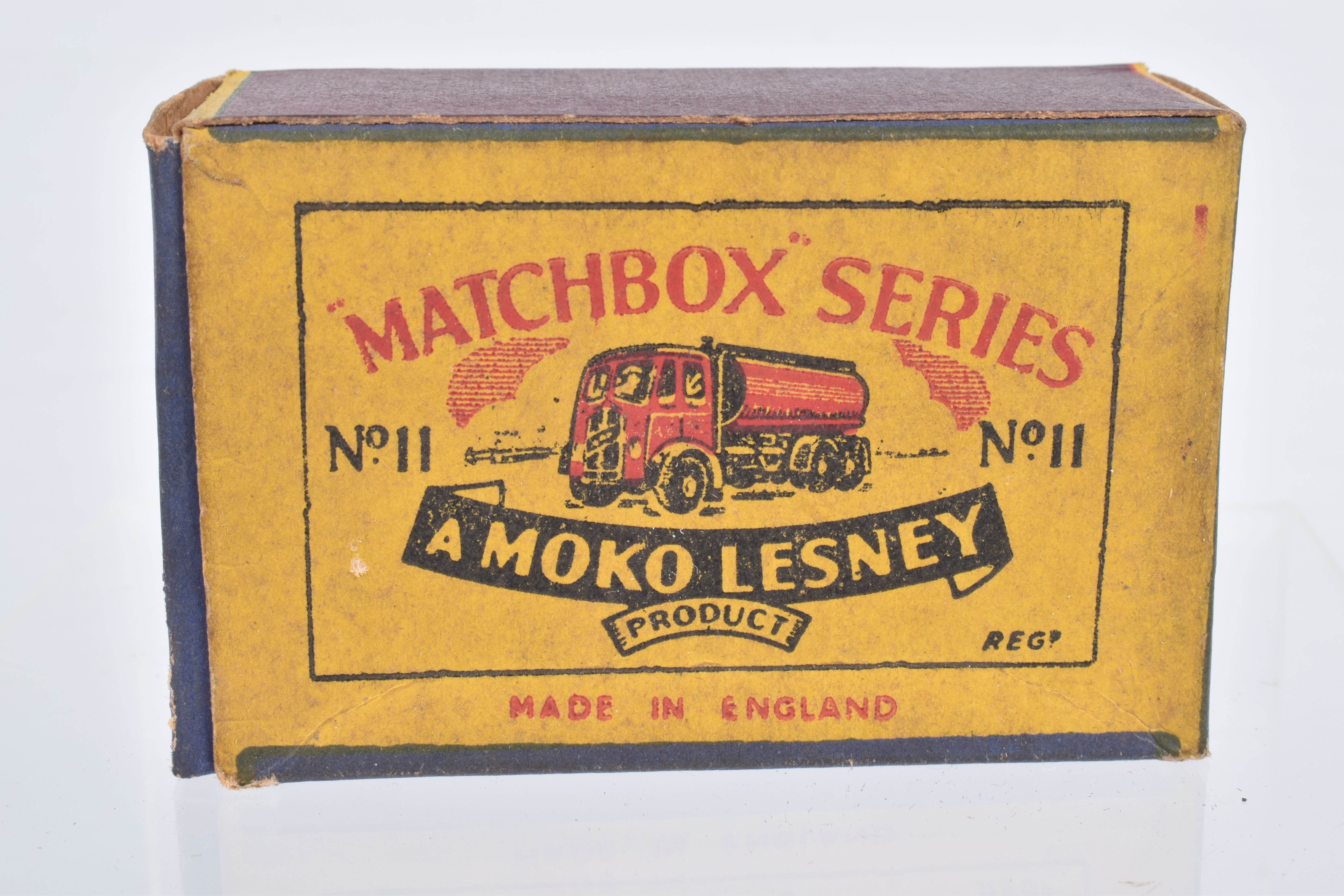 SEVEN BOXED MOKO LESNEY MATCHBOX SERIES LORRY AND TRUCK MODELS, E.R.F. Road Tanker 'Esso', No.11, - Image 16 of 44