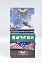 FOUR BOXED LIMITED EDITION 1:72 SCALE CORGI AVIATION ARCHIVE DIECAST MODEL AIRCRAFTS, the first a