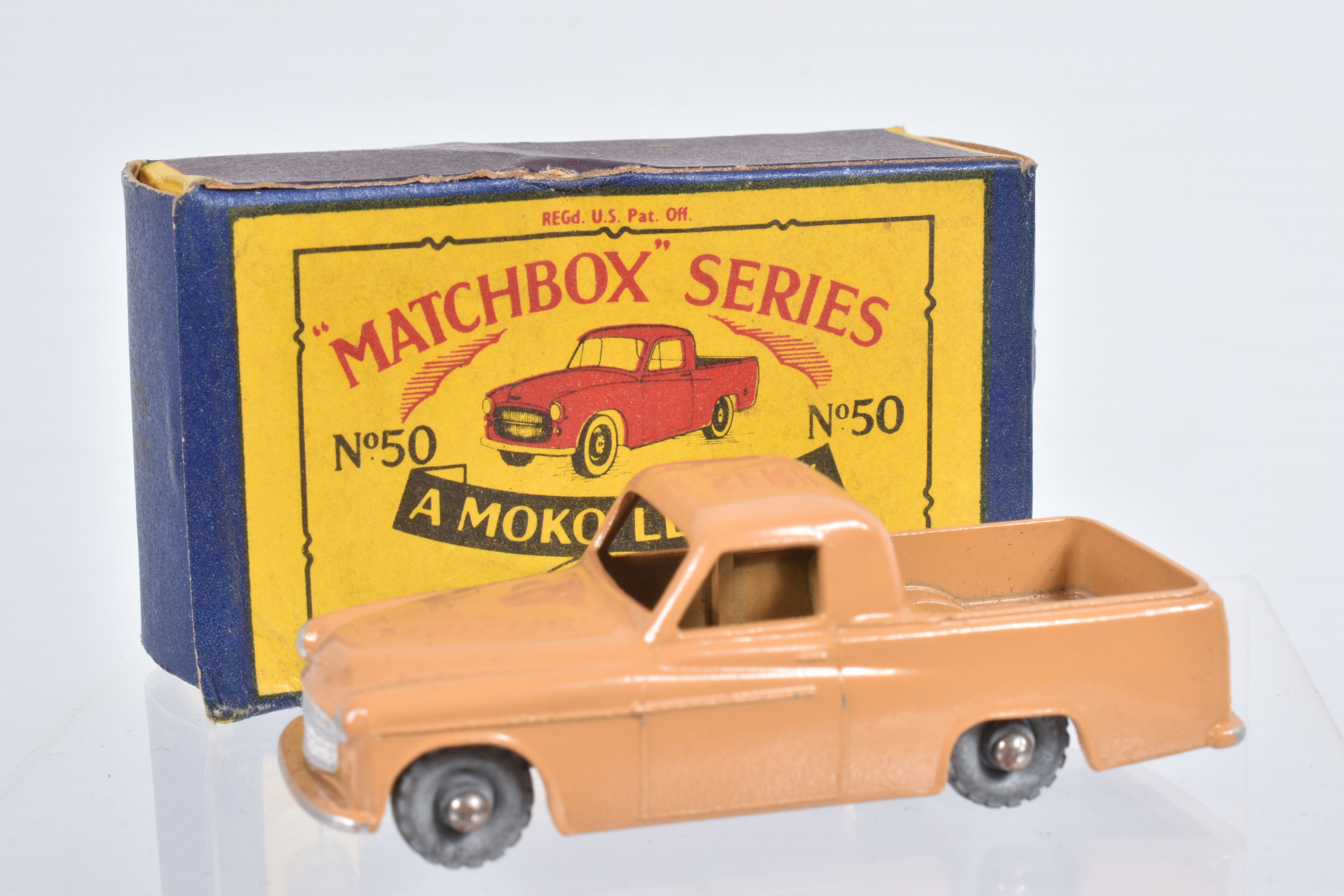 FIVE BOXED MOKO LESNEY MATCHBOX SERIES VAN MODELS, Volkswagen Van, No.34, metal wheels, Bedford - Image 23 of 36