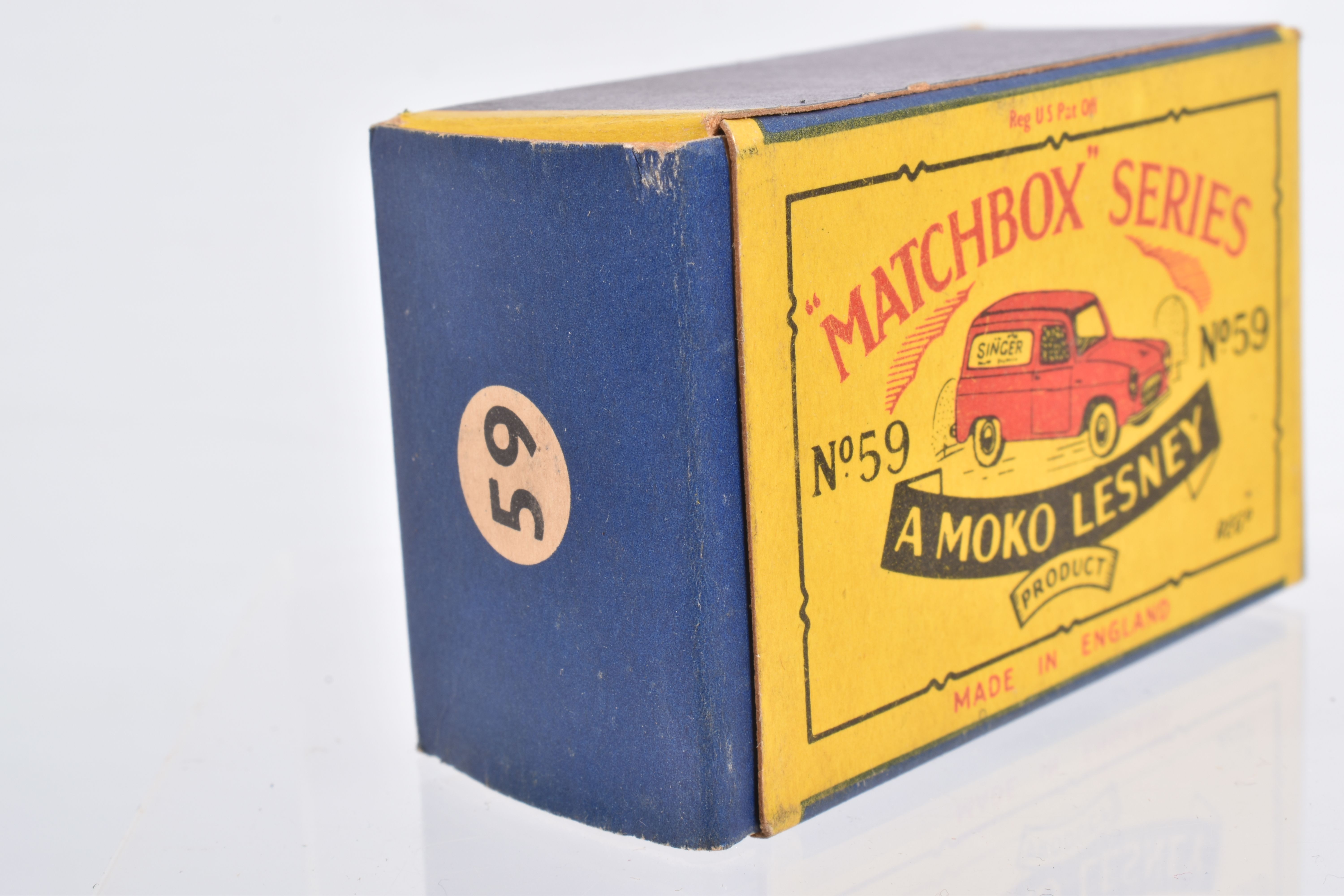 FIVE BOXED MOKO LESNEY MATCHBOX SERIES VAN MODELS, Volkswagen Van, No.34, metal wheels, Bedford - Image 18 of 36