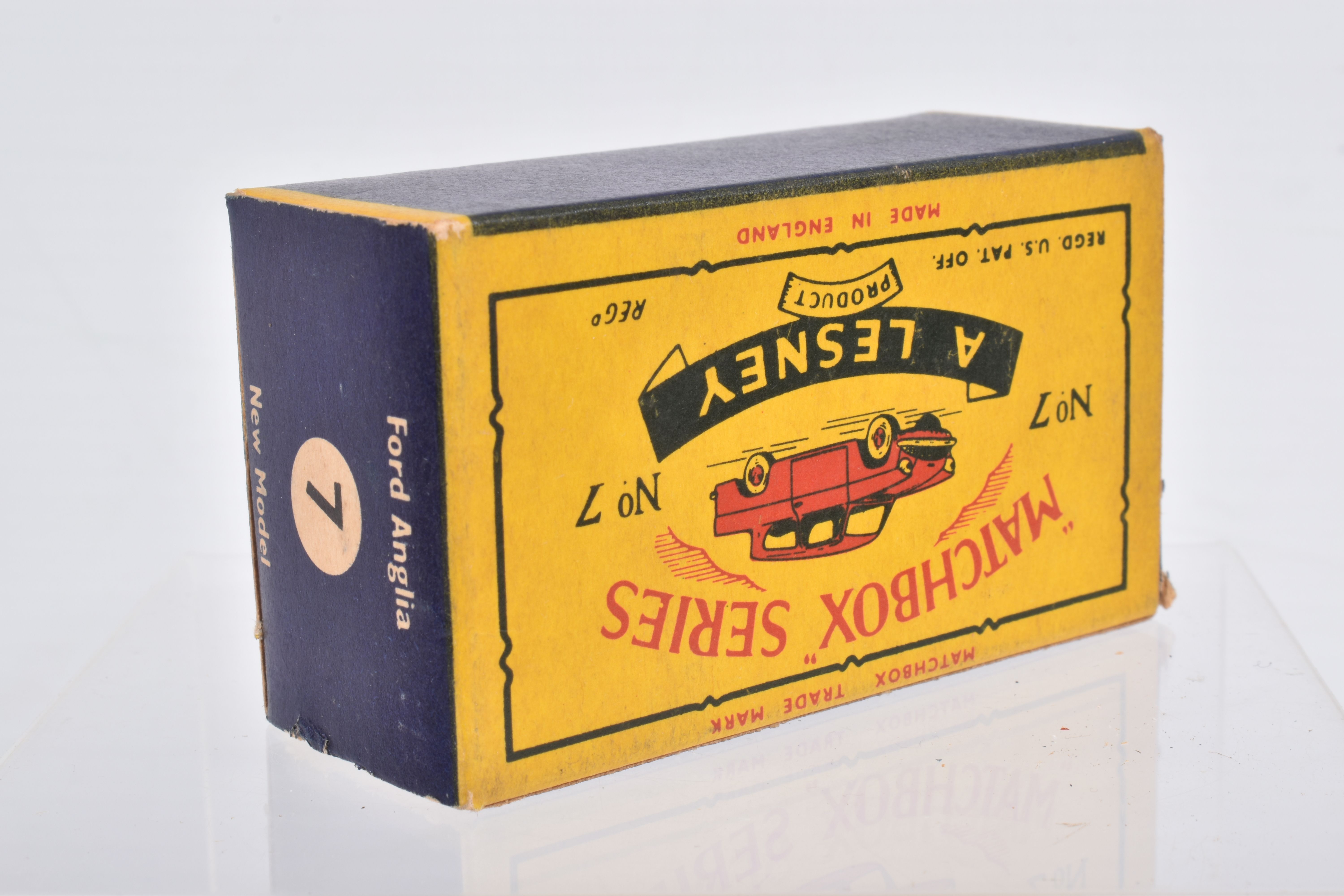 SIX BOXED MOKO LESNEY MATCHBOX SERIES CAR MODELS, Ford Anglia, No.7, grey plastic wheels, Volkswagen - Image 33 of 36