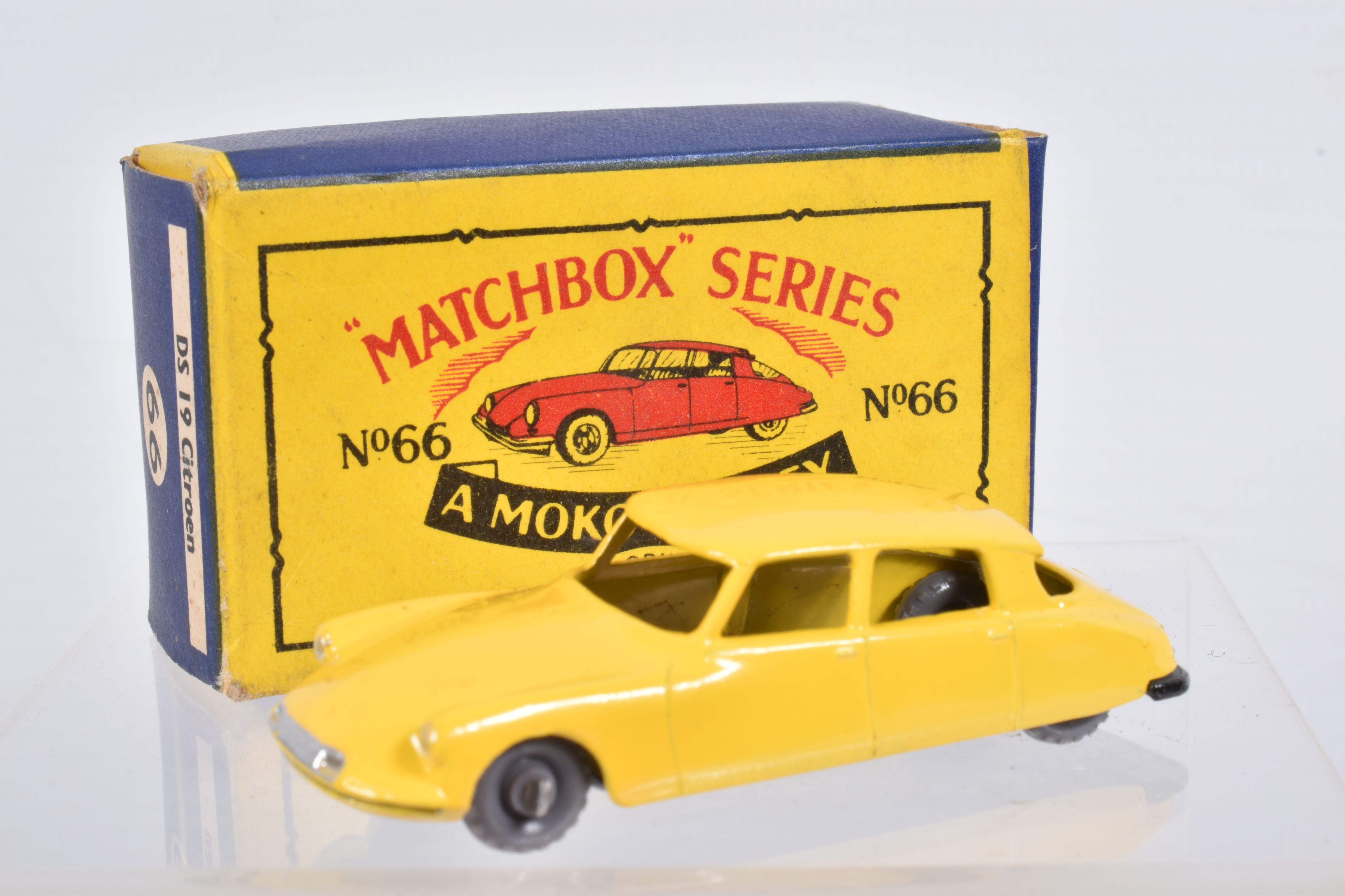 SIX BOXED MOKO LESNEY MATCHBOX SERIES CAR MODELS, Ford Anglia, No.7, grey plastic wheels, Volkswagen - Image 25 of 36