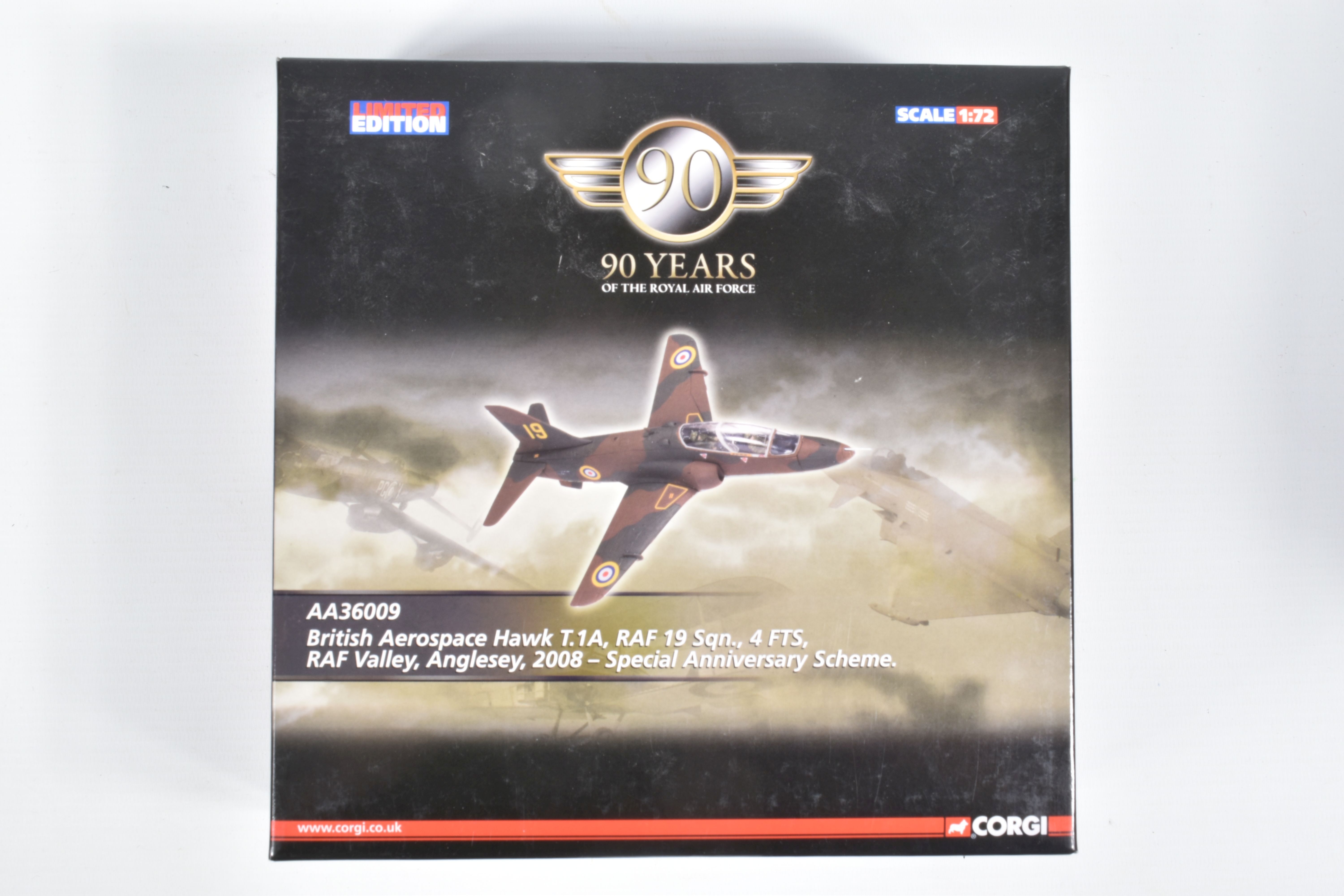FOUR BOXED 1:72 SCALE CORGI AVIATION ARCHIVE DIECAST MODEL AIRCRAFTS, the first a RAF Trainers - Image 8 of 9