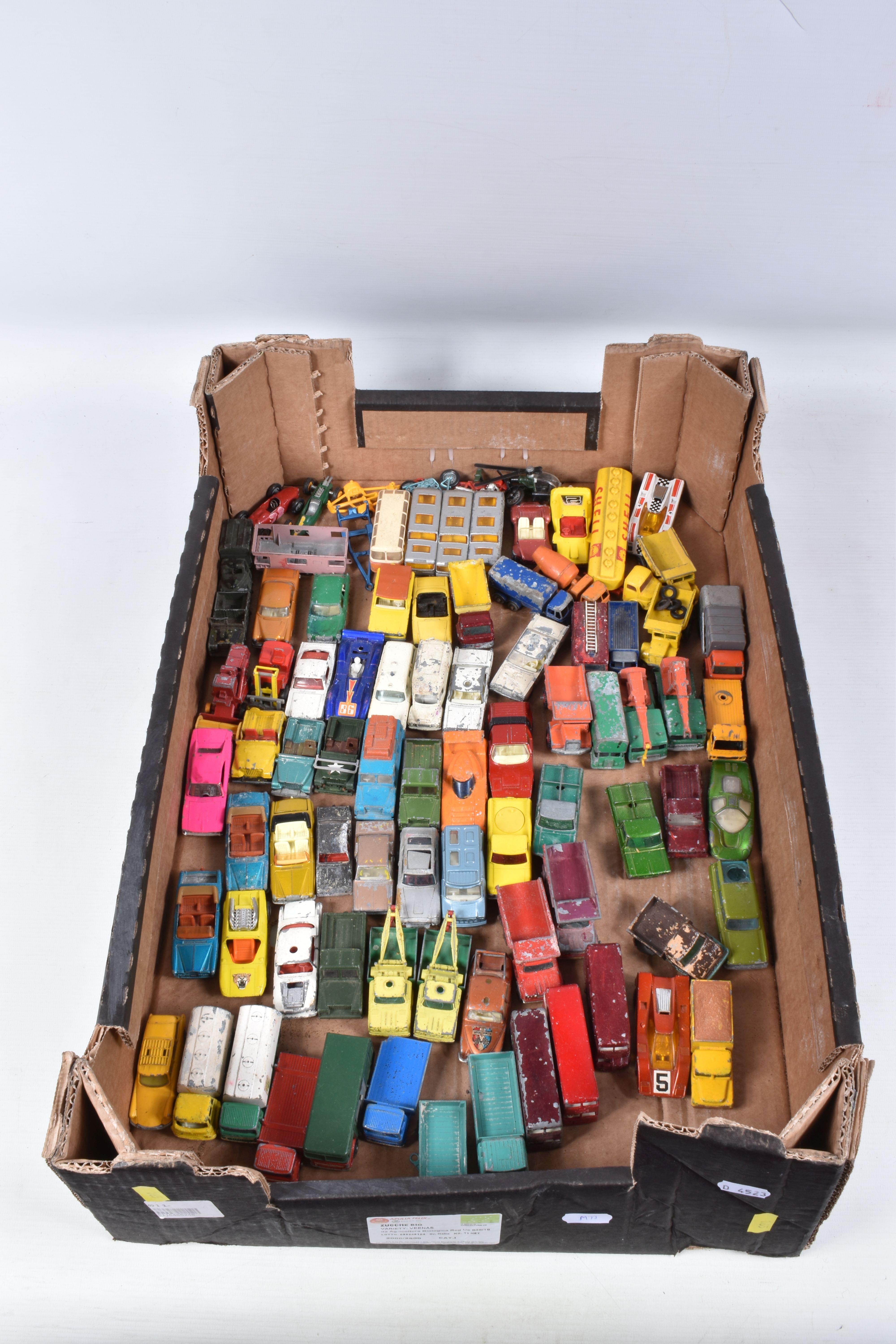 A QUANTITY OF UNBOXED AND ASSORTED PLAYWORN DIECAST VEHICLES, to include Spot-On Volkswagen Beetle - Image 6 of 13