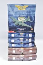 SIX BOXED 1:144 SCALE CORGI AVIATION ARCHIVE DIECAST MODEL AIRCRAFTS, the first a B-17G Flying