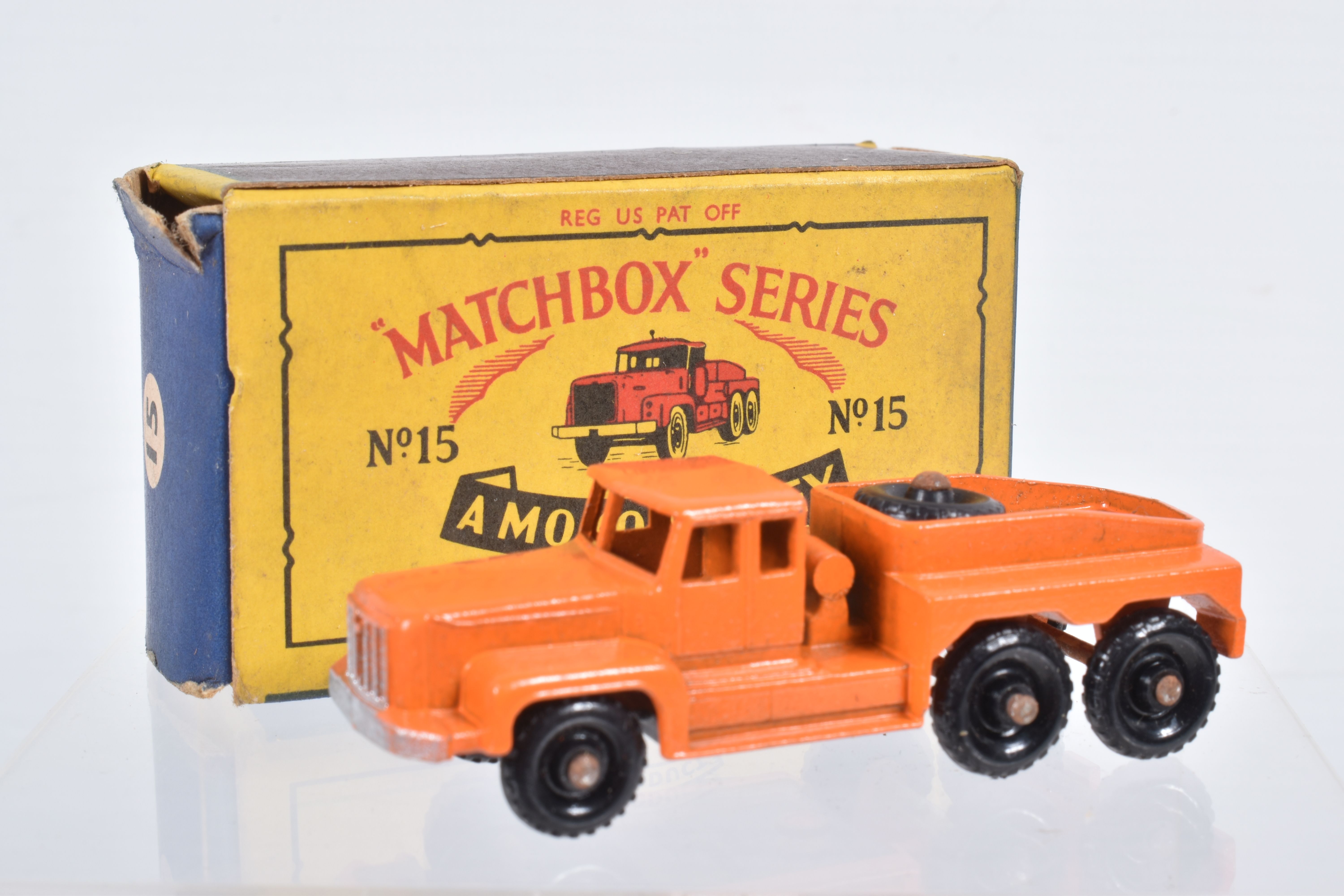 SEVEN BOXED MOKO LESNEY MATCHBOX SERIES LORRY AND TRUCK MODELS, E.R.F. Road Tanker 'Esso', No.11, - Image 33 of 44